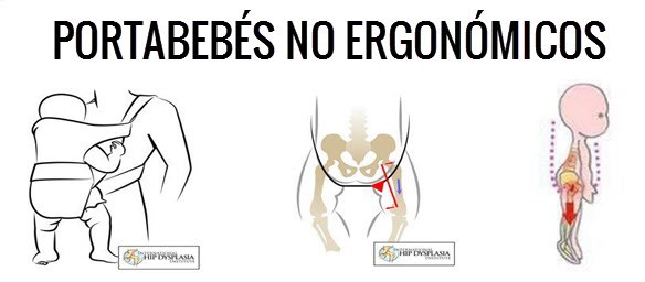 esquema del portabebe no ergonomico